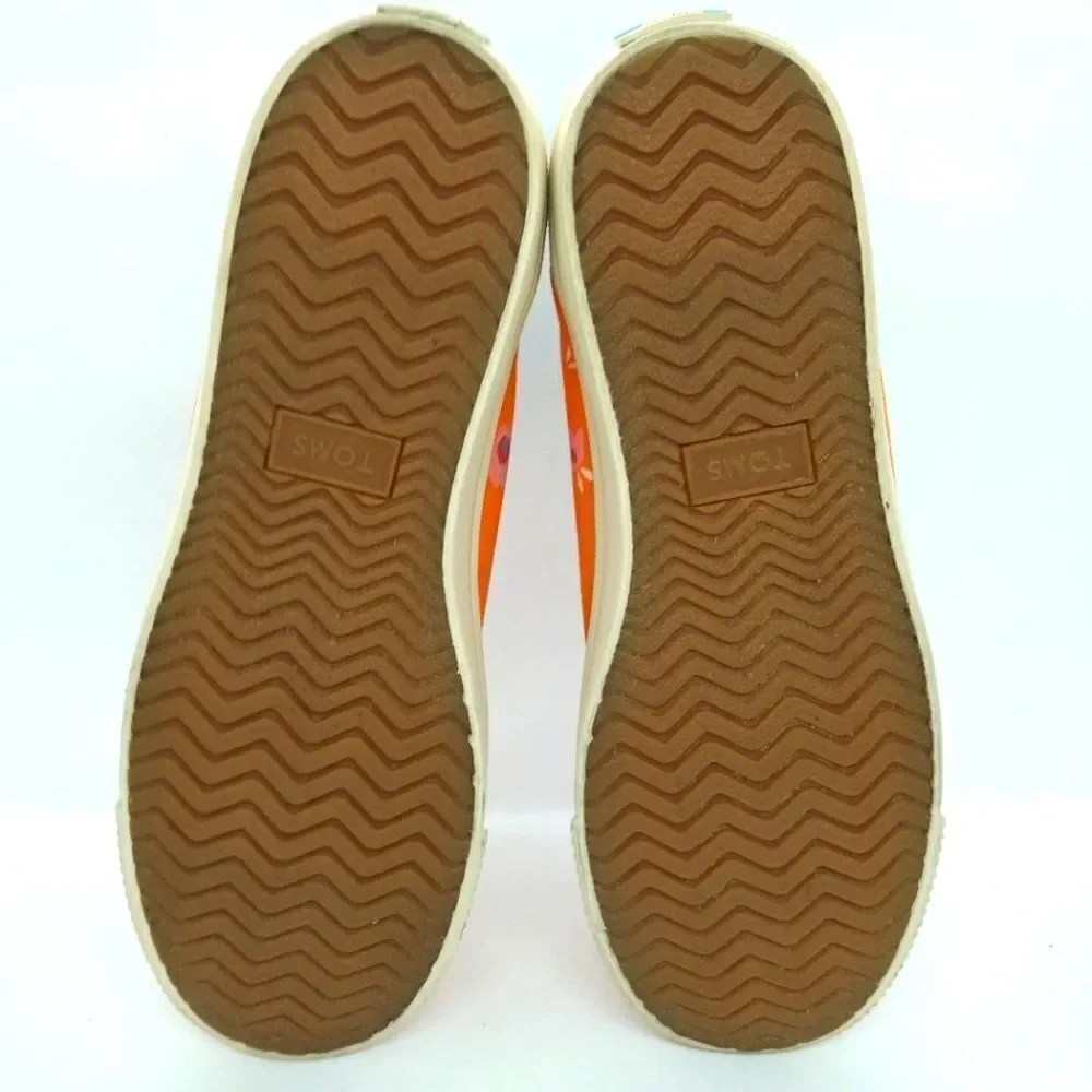 Toms Casual Canvas Sneakers‎ Women's Size 6.5 Orange
